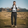thumbnail image 6 of FEDTOSING Cargo Pants for Men with Pockets Casual Hiking Elastic Waist Pants-Durable, Sizes 30-38, 6 of 7