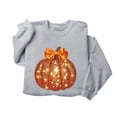 thumbnail image 5 of Kezqiaxn Crew Neck Sweatshirts Women Thanksgiving Pumpkin Long Sleeve Fall Casual Pullover Tops Sweatshirt for Women, 5 of 7