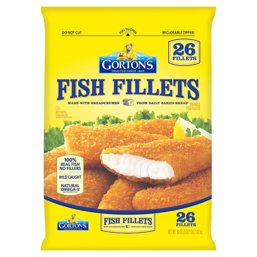 Gorton's Fish Fillets, 50 Oz, 26 Ct (Frozen)