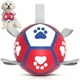 thumbnail image 1 of Pelota de fútbol de juguete para perros Diman con correas para perros pequeños (12,7 cm), 1 of 7