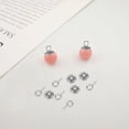 thumbnail image 3 of USHOBE 100Pcs Silver Alloy Screw Eye Pin Diy Making Eyelet Screw Flower Bead Cap for Jewelry Crafting, 3 of 8