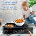 thumbnail image 3 of Sunmaki Portable Double Induction Cooktop, 1800W Electric Countertop Stoves with Sensor Touch for Cooking, 3 of 11