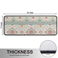 thumbnail image 5 of Kitchen Rugs Sets Of 2,Orange and Purple Diamond Shaped Geometric Boho Pattern Anti Fatigue Kitchen Mat Rugs Non Slip Washable,Decorative Kitchen Floor Mats for Kitchen,Sink,Laundry,17"x47"+17"x47", 5 of 5