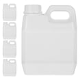 thumbnail image 4 of 5 recipientes de plástico de un galón con tapa, botellas de 1 l para almacenar agua, aceite y productos químicos, jarras de agua para acampar y uso al aire libre, 4 of 7