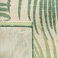 thumbnail image 4 of SAFAVIEH Courtyard Ivon Palm Leaves Indoor/Outdoor Area Rug, Beige/Green, 5'3" x 7'6", 4 of 5
