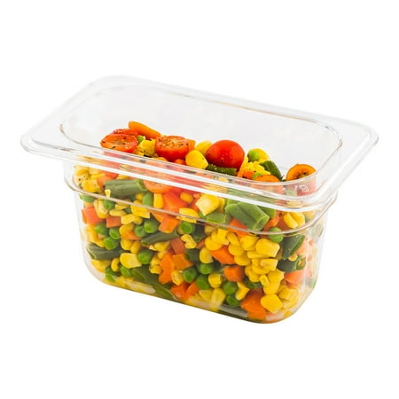 Cold Food Pan - Plastic Cold Food Storage Container - 1/9 Size - 4