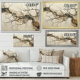 thumbnail image 4 of Designart "Atmospheric Riverside Solitude I" Landscape Forest River Floater Framed Wall Decor, 4 of 5