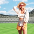 thumbnail image 3 of Clear Bag Stadium Approved, Clear Purse with Adjustable Shoulder Strap for Sports, 3 of 7
