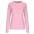 thumbnail image 6 of hoksml Women's UPF 50+ Sun Protection Long Sleeve Workout Shirt with Thumbholes, Athletic Rash Guard Top for Running Hiking Beach, 6 of 7