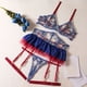 thumbnail image 5 of Gibobby Conjunto de lencería Lencería sexy para mujer, camisón de encaje con camisola de encaje para mujer lencería(Azul oscuro, G), 5 of 5
