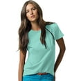 thumbnail image 1 of Hanes ComfortSoft T-Shirt à Col Ras du Cou en Jersey Coupe Décontractée pour Femmes, G, Menthe Claire, 1 of 3