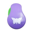 thumbnail image 2 of Maytalsory 1Pc Hole Punch Scrapbooking Effortless Photo Album Paper Punchers Handmade Manual Tools Consistent Design 3-3.7cm pointed butterfly 1.5'', 2 of 6
