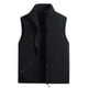 thumbnail image 1 of Camiseta sin mangas con cuello alto para hombre, cálida, de invierno, sin mangas, de color liso, con cuello alto, moderna, deportiva, cálida, con hombros descubiertos, sin mangas., 1 of 2