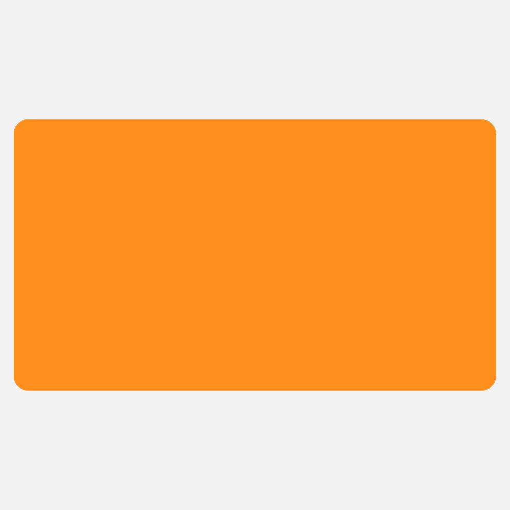JAM Paper Standard Label Rolls, Rectangle, 2 1/4 x 4, Neon Orange, 125 Labels/Roll