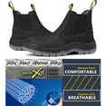 thumbnail image 4 of HARDHILL Men’s Slip-On Composite Toe Work Boots, Puncture-Proof Slip Resistant Anti-Static Safety Boots 81N04, Size 7.5EE, 4 of 6