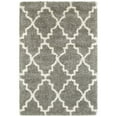 thumbnail image 2 of Style Haven  Menlo Quatrafoil Shag Rug Grey/Cream 5'3" x 7'6" Polypropylene,Synthetic Geometric,Trellis 5' x 8' Indoor,Shag Living Room,Bedroom,Dining, 2 of 5