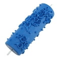 thumbnail image 1 of 3D Embossing Rubber Roller, 5 Inch Rubber Versatile Embossing Texture Rubber Roller for Furniture Wall Ceiling Cabinetry, 1 of 7