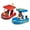 Police Boat & Fire Boat, variant on Zone Tech Fireboat Squirter Inflatable Pool Toy, Fire Rescue Theme, Red and White