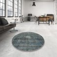 thumbnail image 3 of Ahgly Company Indoor Rectangle Mid-Century Modern Light Slate Gray Oriental Area Rugs, 8' x 12', 3 of 6