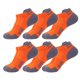 thumbnail image 1 of 6 pares de calcetines de algodón para hombre, de malla poco profunda, transpirables, que absorben el sudor, para fitness, para correr, para las cuatro estaciones, 1 of 6