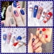 thumbnail image 4 of Pegatinas para decoración de uñas del 4 de julio, calcomanías patrióticas con la bandera del Día de la Independencia, diseño de arte de uñas autoadhesivo 3D para la decoración de uñas del Día de los, 4 of 5
