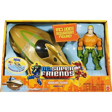 DC Super Friends Vehicle and Figure, Aquaman and Aqua Sub