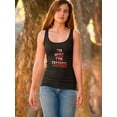 thumbnail image 2 of Here For Fashion  Racerback Tank Women -Image by Shutterstock, Female XX-Large, 2 of 4