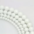 thumbnail image 2 of K-KED 6mm 8mm 10mm 12mm Porcelain White Jade Gemstone Round Loose Beads 15'' Strand-8 mm, 2 of 2