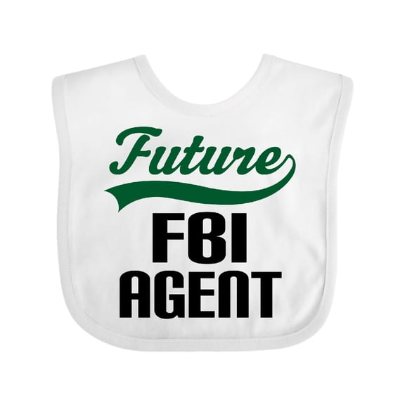 Inktastic Future Fbi Agent Childs Job Boys Baby Bib
