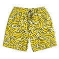 thumbnail image 5 of Goofa Banana A Printed Mens Swim Trunks Summer Quick Dry Short Beach Swimwear Bathing Suits-Large, 5 of 9