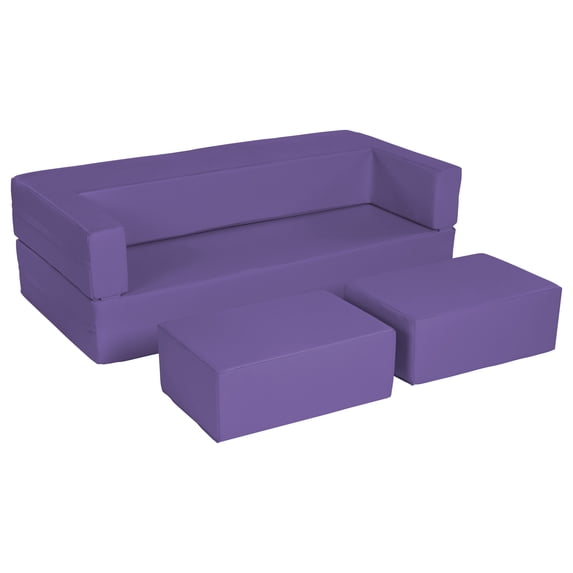 SoftZone® Flip-Flop Couch - Purple
