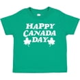 thumbnail image 3 of Inktastic Happy Canada Day with Distressed Maple Leaves Boys or Girls Toddler T-Shirt, 3 of 5