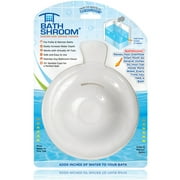 BathShroom Overflow Drain Cover for Fuller Baths, White