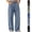 Black, variant on Men Button Fly Straight Solid Black Denim Jeans Classic Relaxed Fit Minimalist Daily Work Street Casual Trousers Black XS