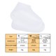 thumbnail image 3 of Cubrezapatos Cubierta de zapatos antideslizante impermeable reutilizable Bota de lluvia para exteriores de silicona (Blanco M), 3 of 7