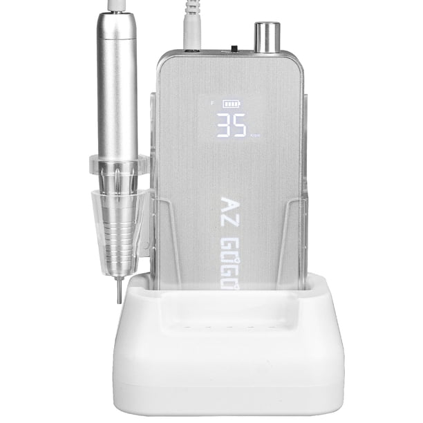 Máquina perforadora de uñas AZ GOGO 35000 RPM recargable 2 en 1