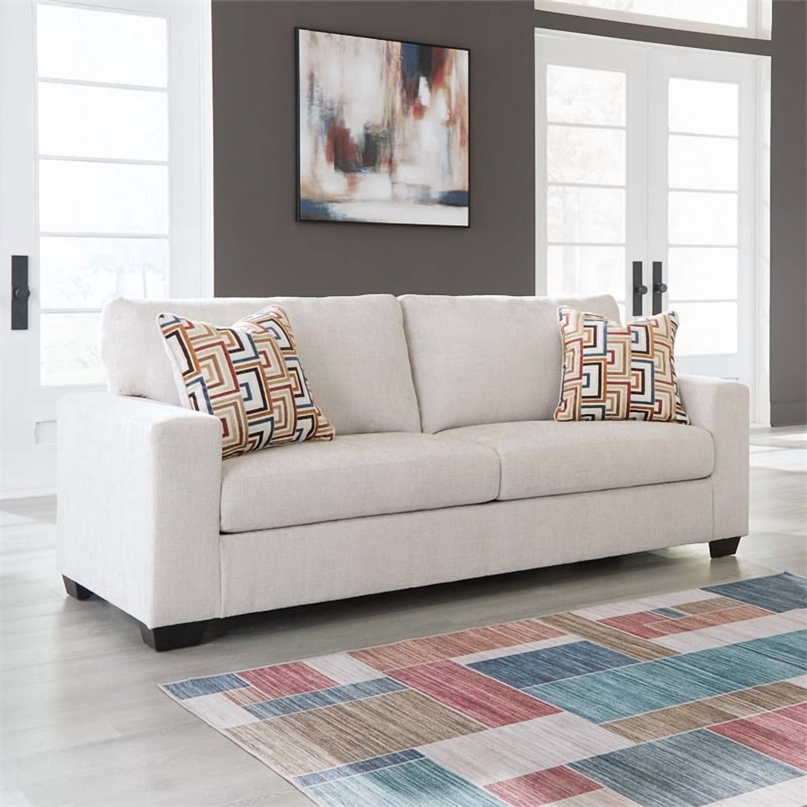 Signature Design by Ashley Furniture Aviemore Stone Queen Sofa Sleeper