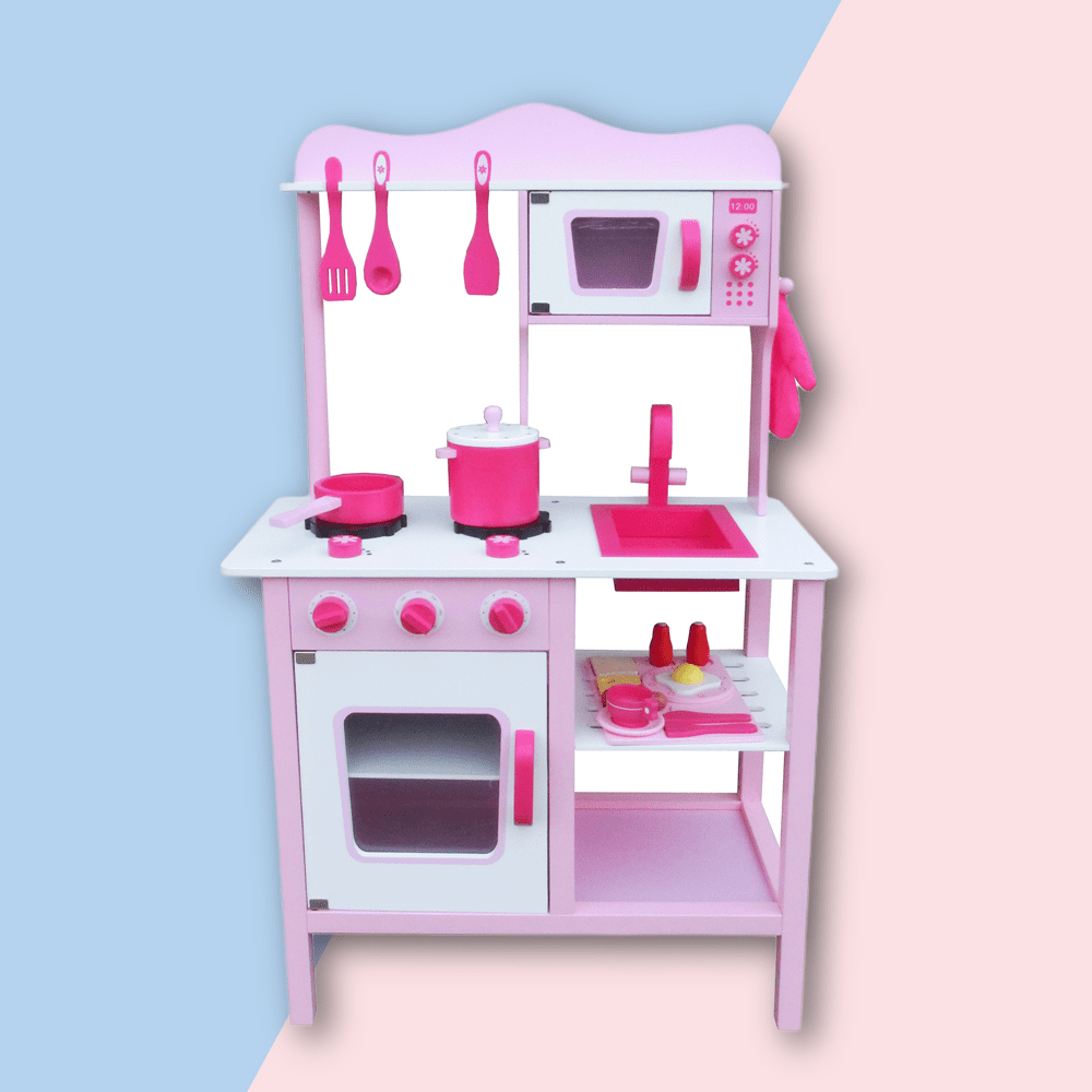 wooden kitchen for toddlers