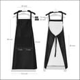 thumbnail image 3 of Funny Black Baking Apron for Women Baker,Cute Baking Queen Apron with 2 Pockets and Adjustable Neck Strap,Perfect for Birthday Christmas Thanksgiving, Large, 3 of 6