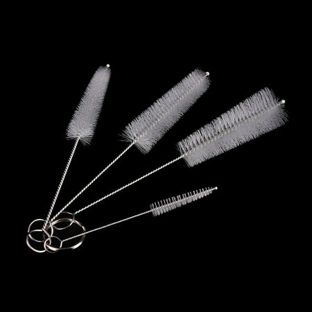 

4 Bottle Cleaning Brushes Kitchen Kettle Spout Teapot Nozzle Clean Brush Set