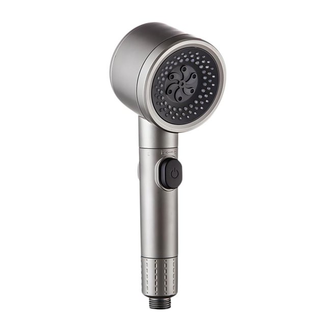 3-Mode Handheld Showerhead with Purified Water Booster - Adjustable Spray for Bathing, Kitchen, and Pet Washing