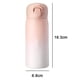 thumbnail image 2 of Botella de agua aislada de acero inoxidable, tazas de vacío abiertas con una mano, taza de viaje portátil, 2 of 5