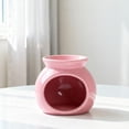 thumbnail image 3 of KGJQ Essential Oil Burner Small Ceramic Tealight Candle Holder Scented Wax Melt Warmer Desk Aromatherapy Diffuser for Home Fragrance Decor, 3 of 8