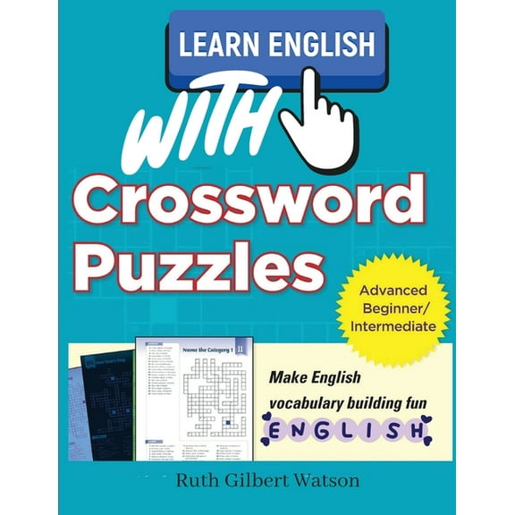 Crosswords for English Learning: For Students of all Ages, (Paperback)