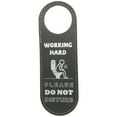 thumbnail image 1 of Please Come In Sign Do Not Disturb Sign for Door Knob Double-sided Door Hanger Sign for Washroom, 1 of 6