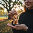 thumbnail image 4 of Custom Pet Photo Keychain Acrylic – Personalized Dog Cat Keychain, 4 of 7
