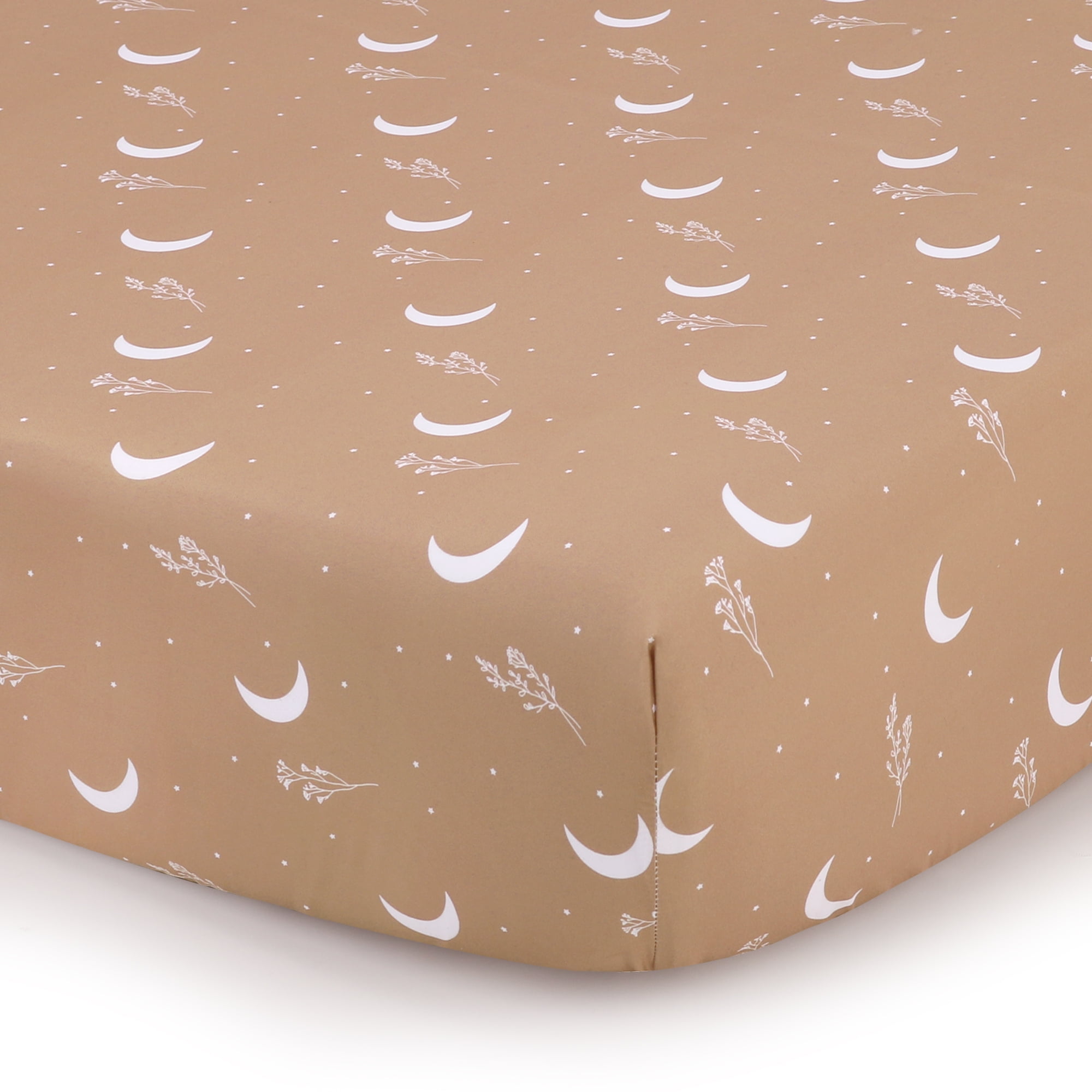 The Peanutshell Crib Bedding Set for Baby Boys or Baby Girls, Boho Celestial, 3 Pieces