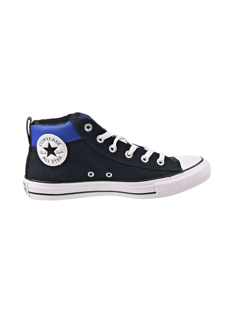 Grave Espinas globo Converse Chuck Taylor All Star Street Mid Men's Shoes Black-White-Blue  164887f - Walmart.com
