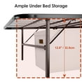 thumbnail image 3 of Foldable Twin Size Bed Frame, 14 Inch Metal Platform Bed Mattress Foundation with Steel Slat Support up to 600lbs, Tool-Free Assembly, No Box Spring Needed, 3 of 9