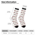 thumbnail image 2 of Honeii Christmas Train Print Adult Socks,Crew Socks,Casual Calf Socks,Daily Wear Socks for Men & Women, Perfect for Sports, Casual and Everyday Use, 2 of 6